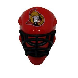 Franklin NHL Ottawa Senators 2 inch Collectible Mini Goalie Face Mask Helmet